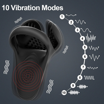 3 in 1 Men's Penis Vibrator / Cock Ring Delay Ejaculation Vibrating / Waterproof Adult Sex Toys - EVE's SECRETS